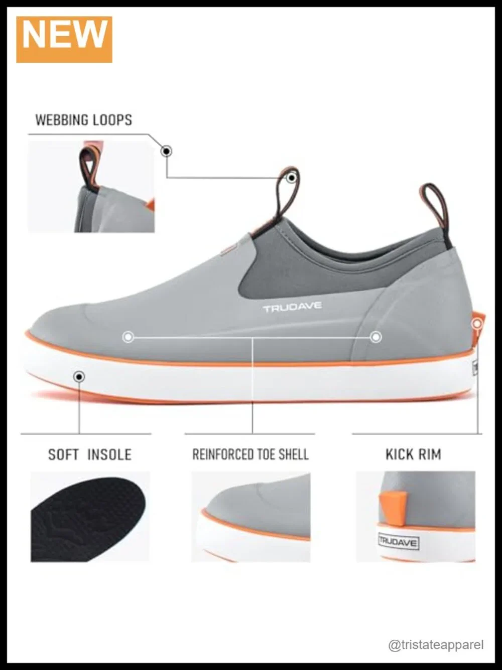 Waterproof Rubber Ankle Rain Boots Pull-On Anti-Slip Garden & Fishing Shoes for